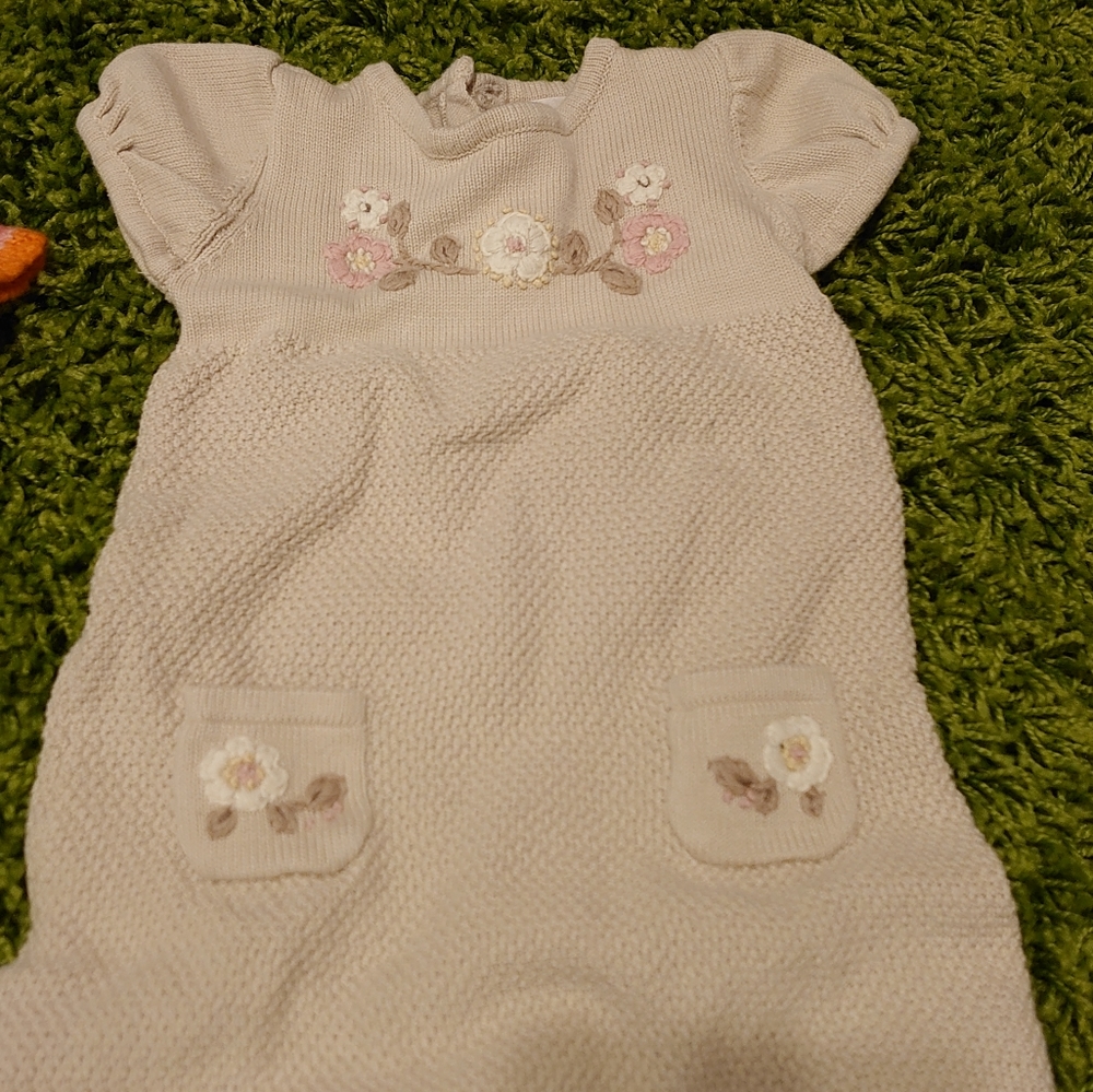 Cute beige sweater dress